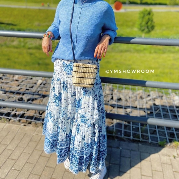 ZARA Cotton maxi skirt - Picture 7 of 8